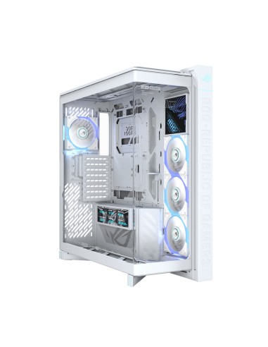 ASUS ROG CRONOX GR801 CURVE TG ARGB WHITE Midi Tower Bianco