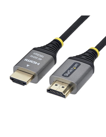 StarTech.com Cavo HDMI High Speed Premium Certificato da 3 m, Ultra Flessibile, 4K 60Hz 1440p 144Hz, HDR10 ARC, 18Gbps, Cavo