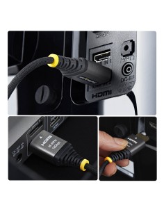 StarTech.com Cavo HDMI High Speed Premium Certificato da 3 m, Ultra Flessibile, 4K 60Hz 1440p 144Hz, HDR10 ARC, 18Gbps, Cavo 2