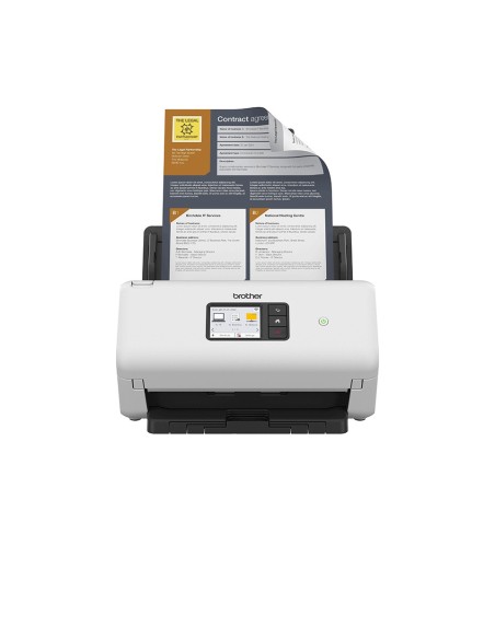 Brother ADS-4550W Scanner ADF 600 x 600 DPI Nero, Bianco