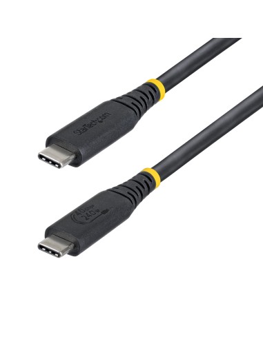 StarTech.com Cavo USB4 da 1m, 40 Gbps, Cavo USB-C certificato USB-IF, 240W PD, 8K 60Hz   4K 240 Hz DP2.1 DP40, Rivestimento in