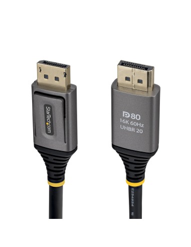 StarTech.com Cavo DisplayPort 2.1 da 1 m, certificato VESA DP80, 10K 8K 60Hz non compresso, 16K 60Hz   8K 240Hz con DSC 1.2a,