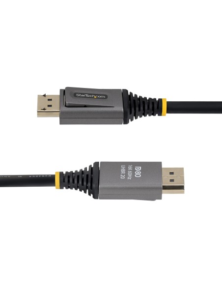 StarTech.com Cavo DisplayPort 2.1 da 1 m, certificato VESA DP80, 10K 8K 60Hz non compresso, 16K 60Hz   8K 240Hz con DSC 1.2a,