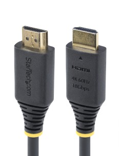 StarTech.com Cavo HDMI ad Alta Velocità Certificato Premium 2,4 m, 4K 60Hz   1440p 144Hz, HDR10   HDCP 2.2   ARC, 18Gbps, UHD