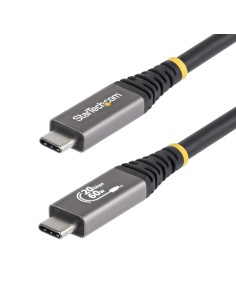 StarTech.com Cavo USB4 da 3m, Cavo USB-C Certificato USB-IF, 20 Gbps, PD 60W, DP 2.1 4K 120Hz, Cavetto Tipo-C con guaina in