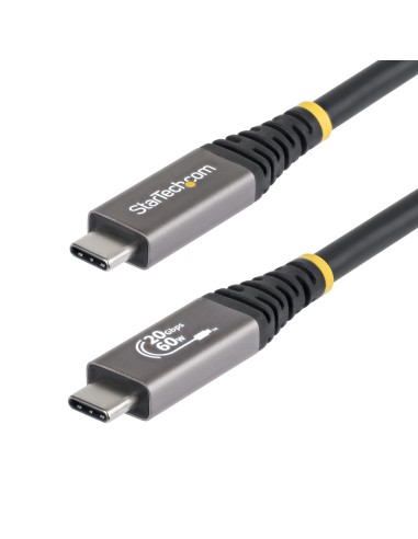StarTech.com Cavo USB4 da 3m, Cavo USB-C Certificato USB-IF, 20 Gbps, PD 60W, DP 2.1 4K 120Hz, Cavetto Tipo-C con guaina in