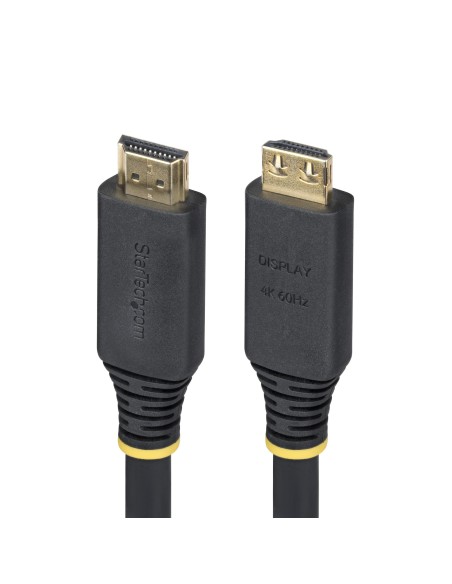 StarTech.com Cavo HDMI attivo ad alta velocità da 15 m con connettori a presa salda, 4K 60 Hz 1440p 144 Hz, HDR10 HDCP 2.2 ARC,