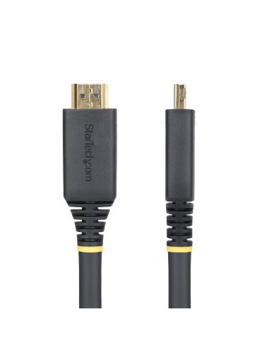 StarTech.com Cavo HDMI attivo ad alta velocità da 15 m con connettori a presa salda, 4K 60 Hz 1440p 144 Hz, HDR10 HDCP 2.2 ARC,