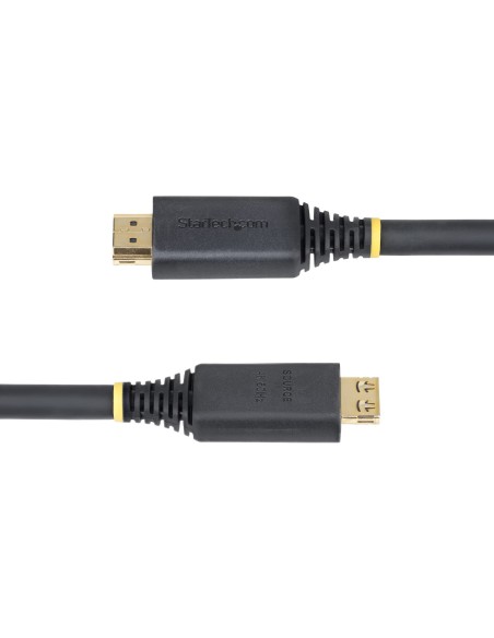 StarTech.com Cavo HDMI attivo ad alta velocità da 15 m con connettori a presa salda, 4K 60 Hz 1440p 144 Hz, HDR10 HDCP 2.2 ARC,