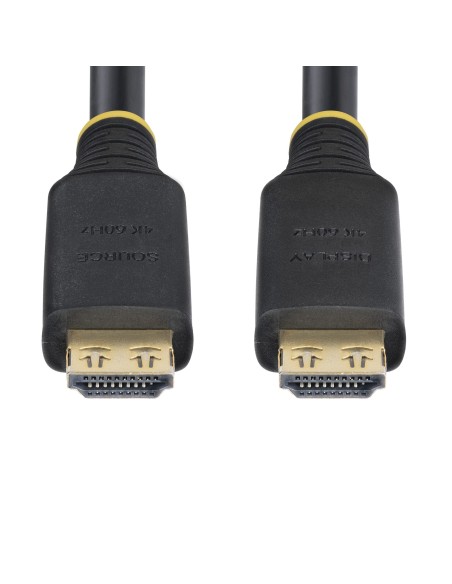 StarTech.com Cavo HDMI attivo ad alta velocità da 15 m con connettori a presa salda, 4K 60 Hz 1440p 144 Hz, HDR10 HDCP 2.2 ARC,