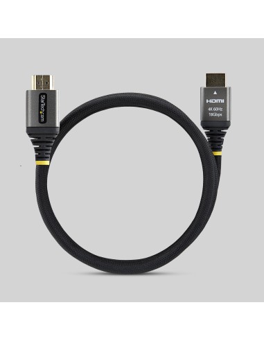StarTech.com Cavo HDMI High Speed Premium Certificato da 2 m, Ultra Flessibile, 4K 60Hz 1440p 144Hz, HDR10 ARC, 18Gbps, Cavo