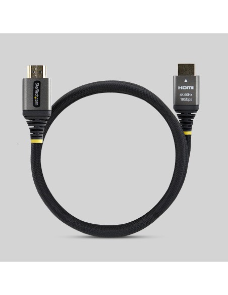 StarTech.com Cavo HDMI High Speed Premium Certificato da 2 m, Ultra Flessibile, 4K 60Hz 1440p 144Hz, HDR10 ARC, 18Gbps, Cavo
