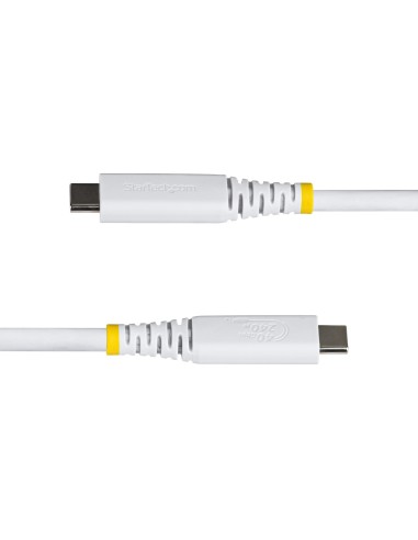 StarTech.com Cavo USB4 da 50cm, 40 Gbps, Cavo USB-C certificato USB-IF, 240W PD, 8K 60Hz   4K 240 Hz DP2.1 DP40, Rivestimento