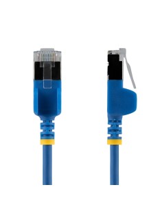 StarTech.com Cavo Ethernet CAT6a Ultra Sottile da 50 cm Blu, Snagless, FTP in Rame Puro 34AWG, Cavo Patch RJ45 Sottile, Testato 2
