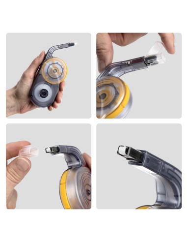 StarTech.com Penna per pulizia Fibra Ottica MPO, Cleaner per Connettori e Porte MPO   MTP-16, Dispositivo di Pulizia per