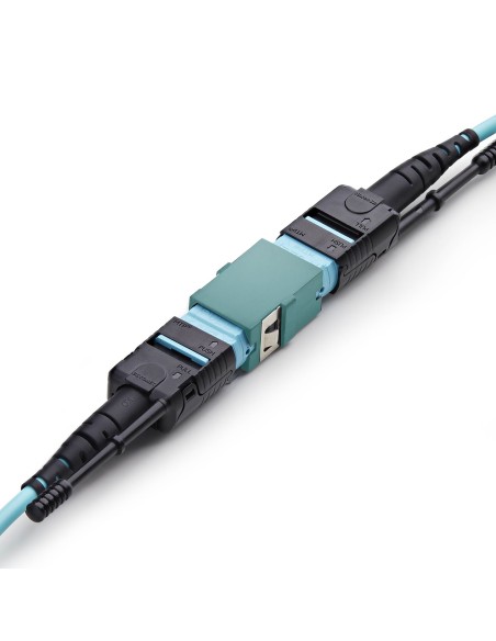 StarTech.com Accoppiatore MPO MTP per Fibra Ottica Single Mode Multimode, Configurazione Key Up–Key Down, Accoppiatore MPO MTP
