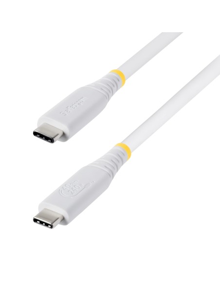 StarTech.com Cavo USB4 da 1m, 40 Gbps, Cavo USB-C certificato USB-IF, 240W PD, 8K 60Hz   4K 240 Hz DP2.1 DP40, Rivestimento in