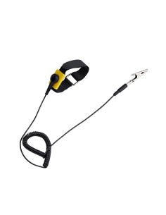 StarTech.com Bracciale Antistatico per Polso, Cinturino ESD Safe Regolabile per Messa Terra con Cavo Rimovibile da 1,5 m,