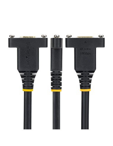 StarTech.com Cavo HDMI da Pannello 1 m, Prolunga High Speed, 4K 60Hz 1440p 144Hz, Adattatore Maschio Femmina da Pannello