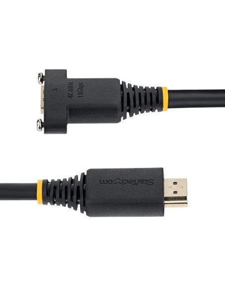 StarTech.com Cavo HDMI da Pannello 1 m, Prolunga High Speed, 4K 60Hz 1440p 144Hz, Adattatore Maschio Femmina da Pannello