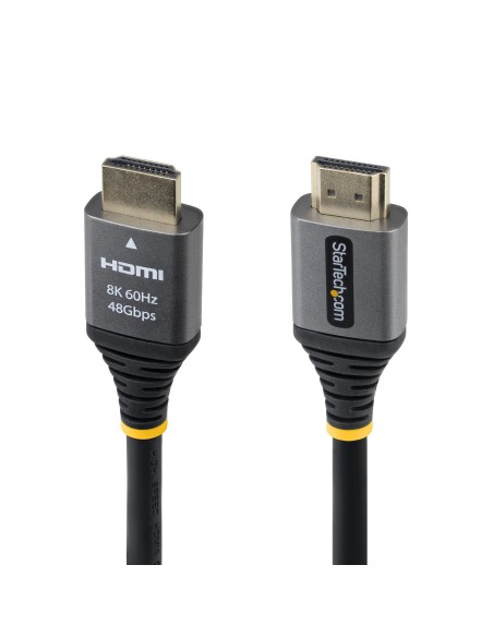 StarTech.com Cavo HDMI Ultra High Speed Certificato da 30 cm, HDMI 2.1, 8K 60Hz   4K 120Hz, con HDR10+ ed eARC, Larghezza di