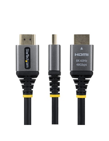StarTech.com Cavo HDMI Ultra High Speed Certificato da 30 cm, HDMI 2.1, 8K 60Hz   4K 120Hz, con HDR10+ ed eARC, Larghezza di
