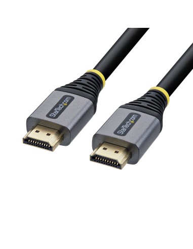 StarTech.com Cavo HDMI High Speed Premium Certificato da 7,6m, 4K 60Hz 1440p 144Hz, Cavo HDMI 2.0 per TV Monitor con Guaina TPE