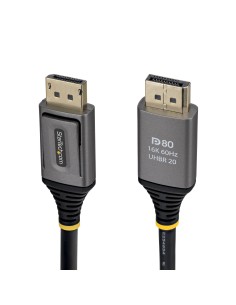 StarTech.com Cavo DisplayPort 2.1 da 2 m, certificato VESA DP80, 10K 8K 60Hz non compresso, 16K 60Hz   8K 240Hz con DSC 1.2a,