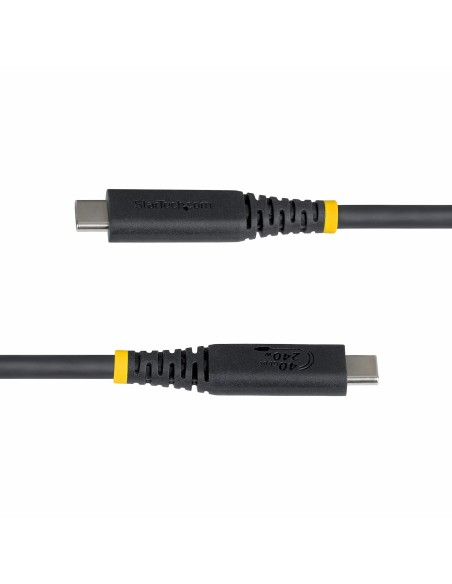 StarTech.com Cavo USB4 da 50cm, 40 Gbps, Cavo USB-C certificato USB-IF, 240W PD, 8K 60Hz   4K 240 Hz DP2.1 DP40, Rivestimento