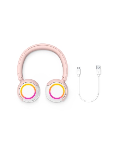 Philips TAK4200 Auricolare Con cavo e senza cavo A Padiglione Musica e Chiamate Bluetooth Rosa, Bianco