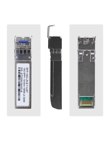StarTech.com Modulo SFP+ Non Codificato per Fibra Monomodale (SMF), 10Gbps, 10km Transceiver LC 1310nm con Range Termico