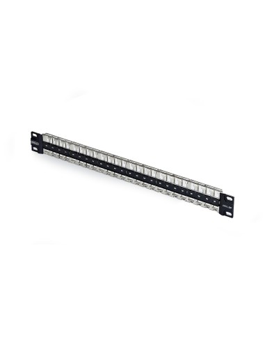 StarTech.com Patch Panel Vuoto a 48 porte 1U, Pannello Patch per Connettori Keystone RJ45 STP Cat6, Montaggio in Armadio Rack