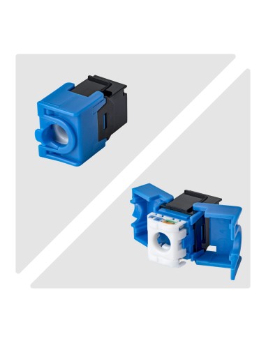 StarTech.com Connettore Keystone RJ45 Cat6 UTP, Confezione da 24 Prese Ethernet per Scatola a Muro, Terminazione a 180° Nero