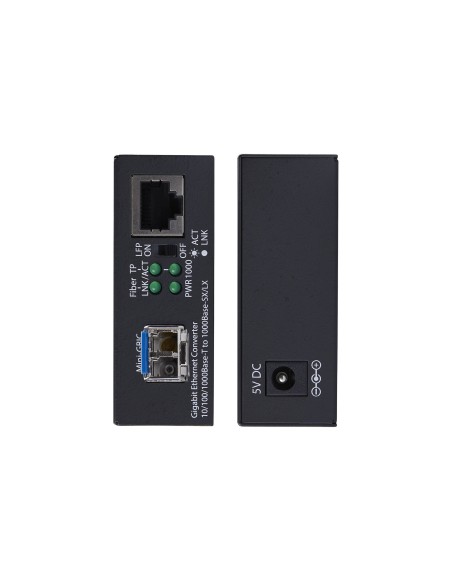 StarTech.com Media Converter Fibra LC Monomodale (SM) per reti Gigabit 10 100 1000, Standalone, RJ45 a fibra LC, 40 km, TAA