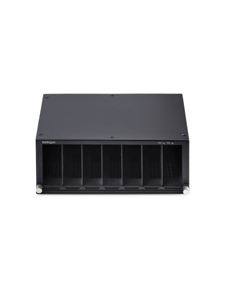 StarTech.com Chassis a 7 Slot Non Gestito per Media Converter MCM, Isolamento Elettrico Totale, Raffreddamento Attivo,