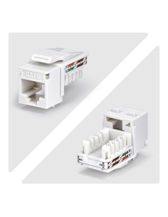 StarTech.com Connettore Keystone RJ45 Cat6 UTP, Confezione da 24 Prese Ethernet per Scatola a Muro, Terminazione 110 Punch Down 2