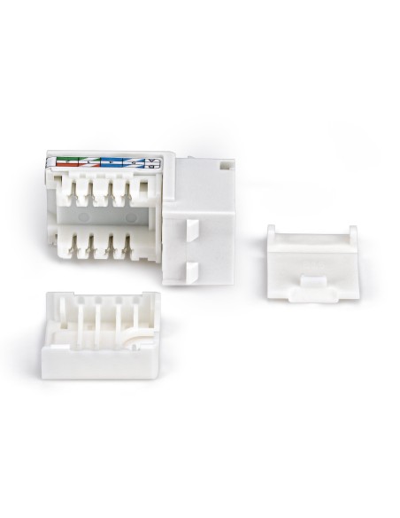 StarTech.com Connettore Keystone RJ45 Cat6 UTP, Confezione da 24 Prese Ethernet per Scatola a Muro, Terminazione 110 Punch Down