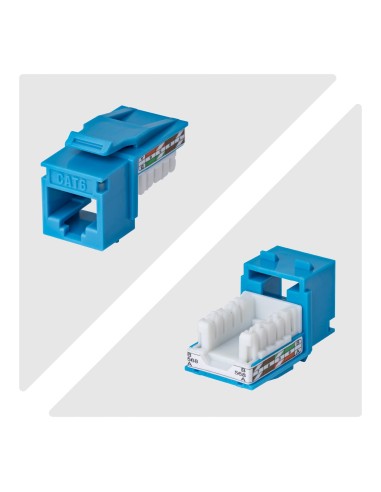 StarTech.com Connettore Keystone RJ45 Cat6 UTP, Confezione da 24 Prese Ethernet per Scatola a Muro, Terminazione 110 Punch Down