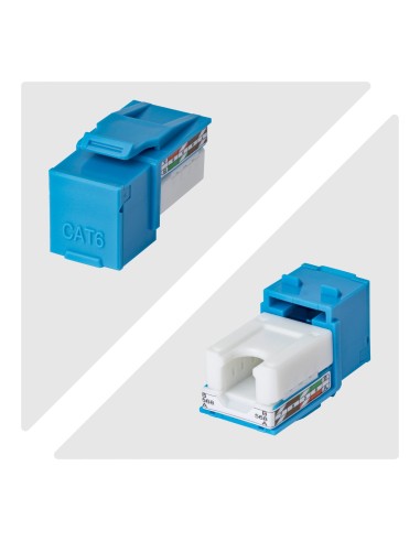 StarTech.com Connettore Keystone RJ45 Cat6 UTP, Confezione da 24 Prese Ethernet per Scatola a Muro, Terminazione 110 Punch Down