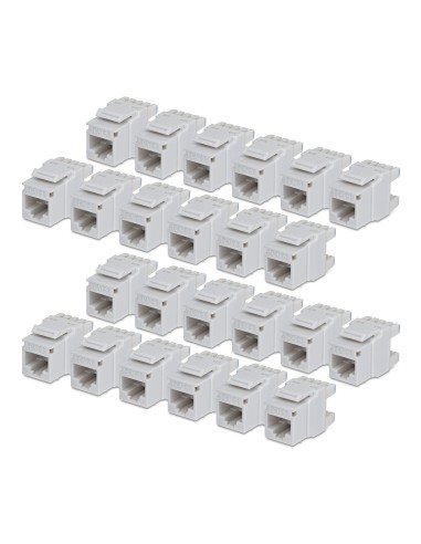 StarTech.com Connettore Keystone RJ45 Cat6 UTP, Confezione da 24 Prese Ethernet per Scatola a Muro, Terminazione 110 Punch Down