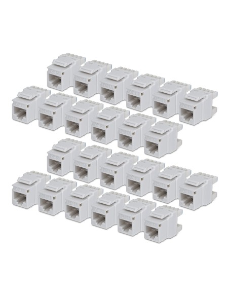 StarTech.com Connettore Keystone RJ45 Cat6 UTP, Confezione da 24 Prese Ethernet per Scatola a Muro, Terminazione 110 Punch Down