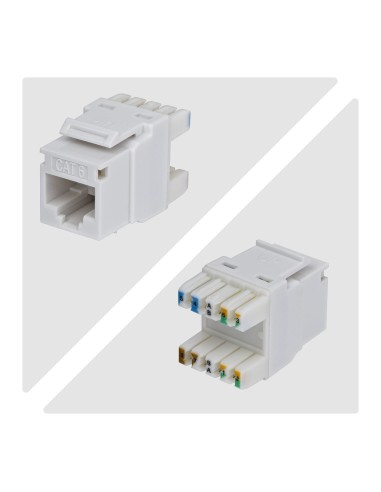 StarTech.com Connettore Keystone RJ45 Cat6 UTP, Confezione da 24 Prese Ethernet per Scatola a Muro, Terminazione 110 Punch Down
