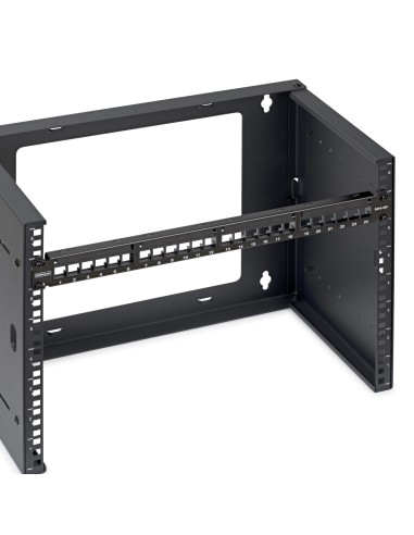 StarTech.com Patch Panel Keystone Vuoto 24 Porte 1U Cat6, Rackmount, Supporto per Moduli Keystone RJ45 UTP