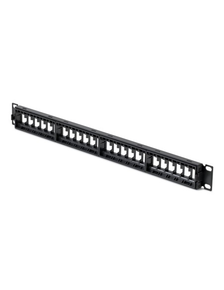 StarTech.com Patch Panel Keystone Vuoto 24 Porte 1U Cat6, Rackmount, Supporto per Moduli Keystone RJ45 UTP