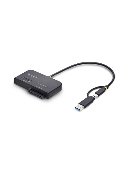 StarTech.com Adattatore da USB-C   USB-A a M.2 NVMe e SATA da 2,5"   3,5", 10 Gbps, Lettore per SSD Esterno, Senza Attrezzi,