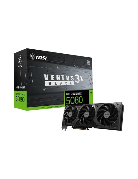 MSI VENTUS GEFORCE RTX 5080 16G 3X OC BLACK scheda video NVIDIA 16 GB GDDR7