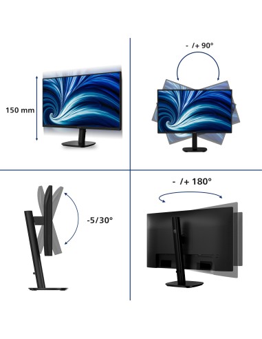 Philips Serie 3000 27B2N3200A 61 Monitor PC 68,6 cm (27") 1920 x 1080 Pixel Full HD LCD Nero