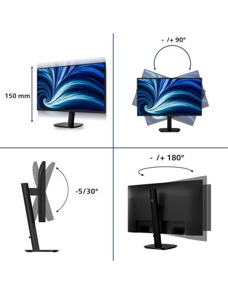Philips Serie 3000 27B2N3200A 61 Monitor PC 68,6 cm (27") 1920 x 1080 Pixel Full HD LCD Nero