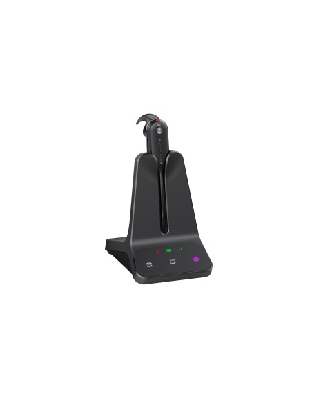 Yealink WH63 E2 Teams Auricolare Wireless A clip Ufficio Nero