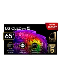 LG OLED evo AI 65'' Serie G6 OLED65G64LW, 4K, Hyper Radiant Color, Staffa a filo muro inclusa, G-Sync, SMART TV 2026